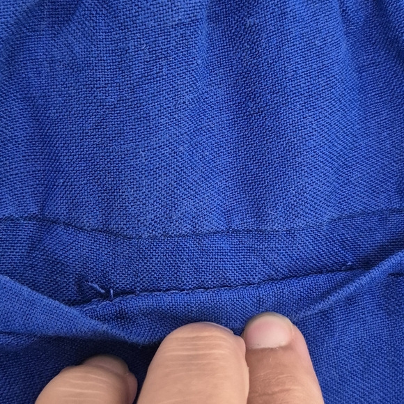 Calvin Klein Royal Blue Women's Trousers - Picture 2 of 7